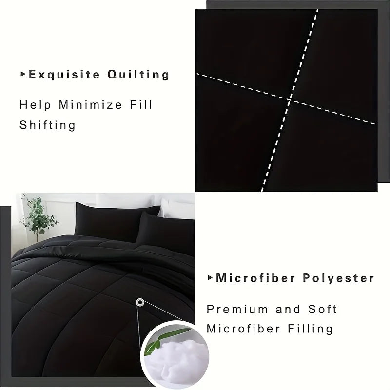 Bed Comforter Set ,Soft & Breathable All Seasons full size