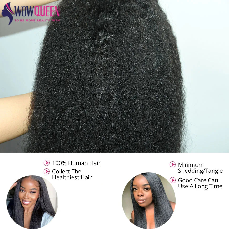 Kinky Straight Human Hair Bundles Beautiful & Simple