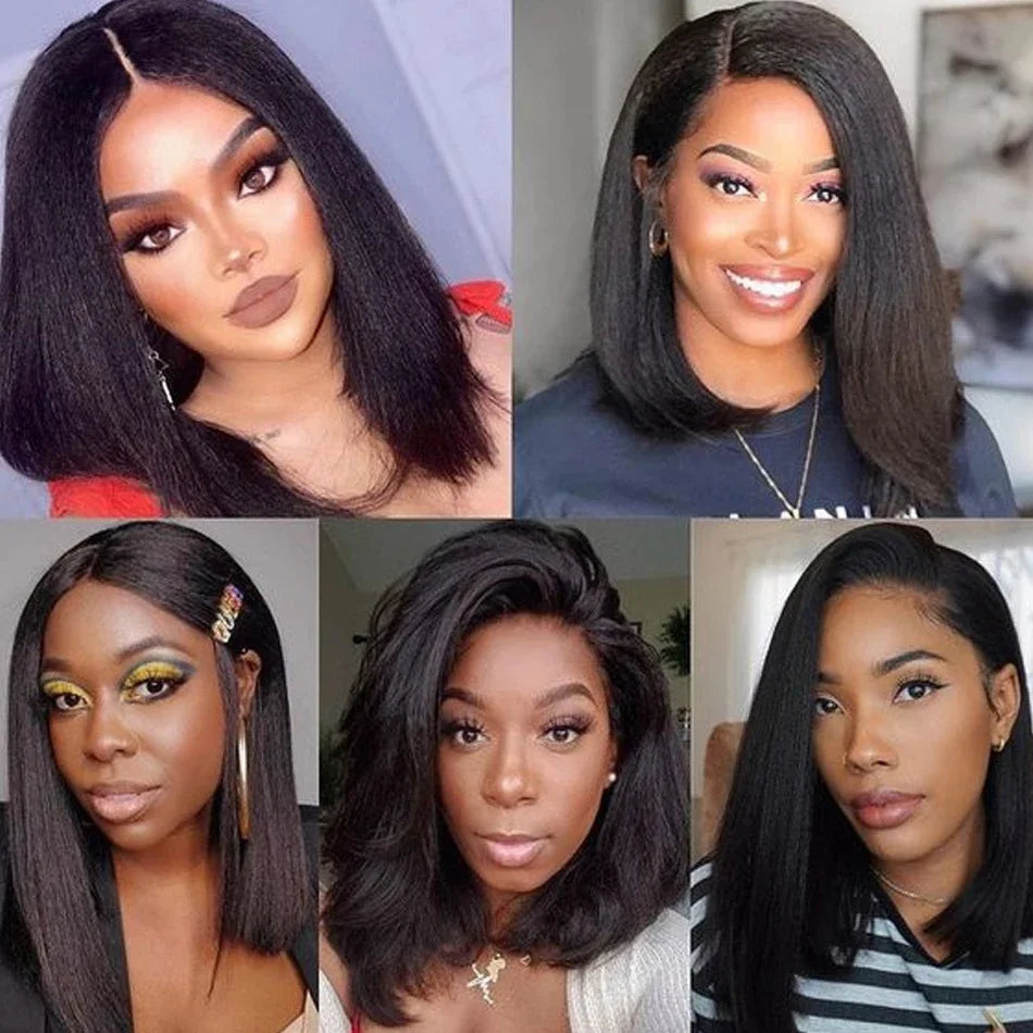 Beautiful Human Hair Wig Simple & Elegant