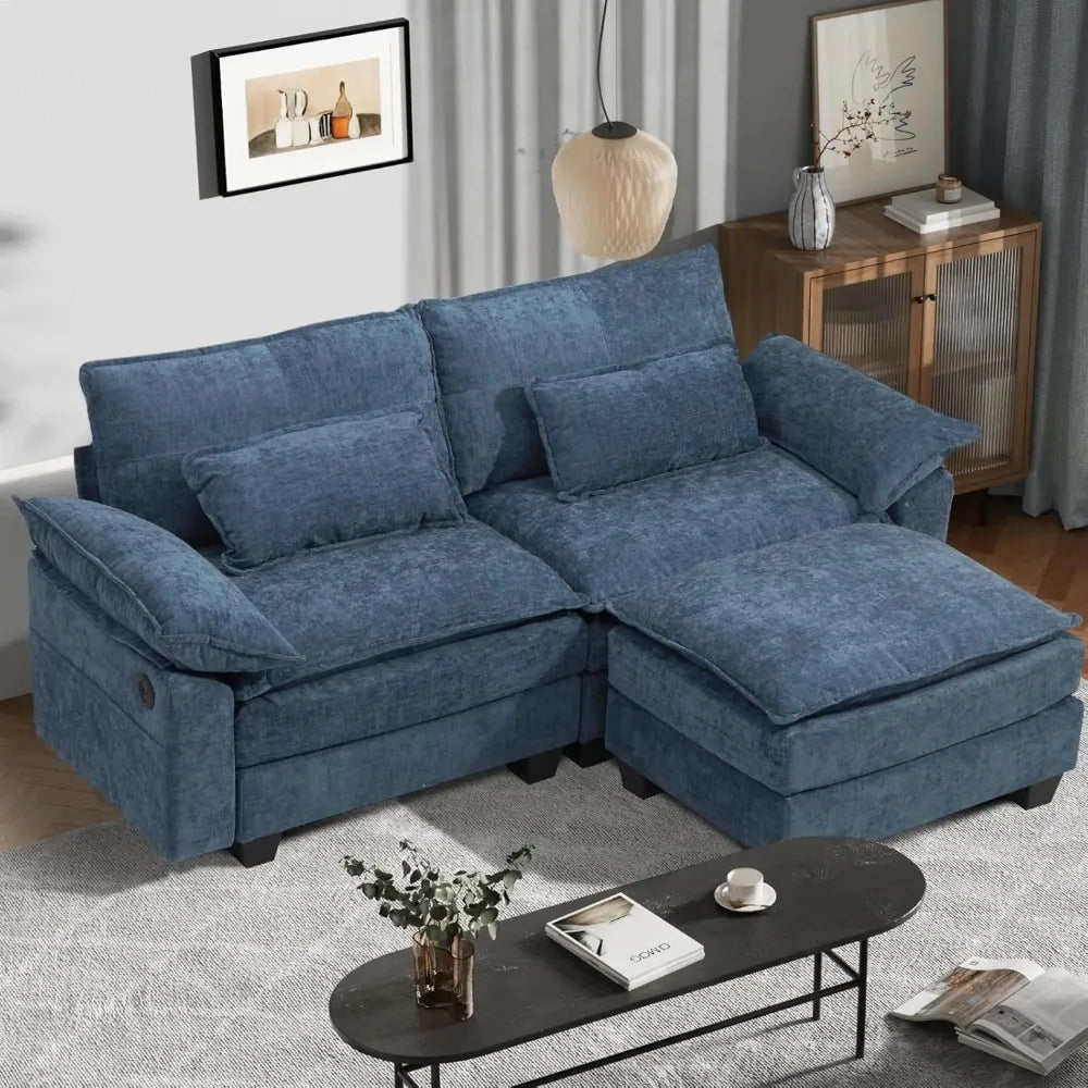 Sofa for Living Room, Cloud Couch Sectional with USB ,Soft And Movable.