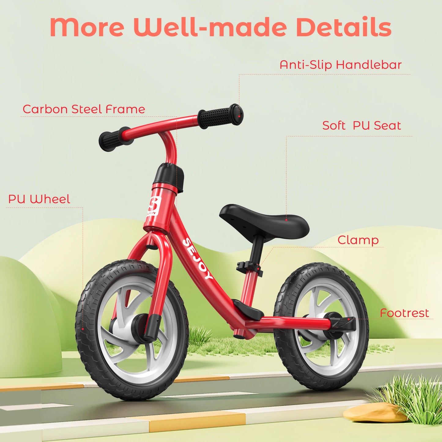 Bike for Kids, Toy Scooter For Ages 3-6 Years Old