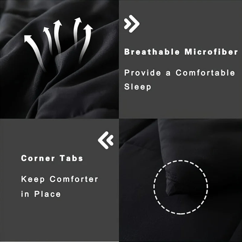 Bed Comforter Set ,Soft & Breathable All Seasons full size