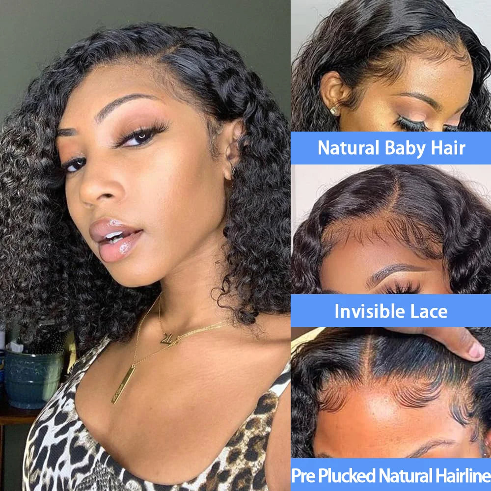 Lace Front Human Hair Wig Beautiful & Simple