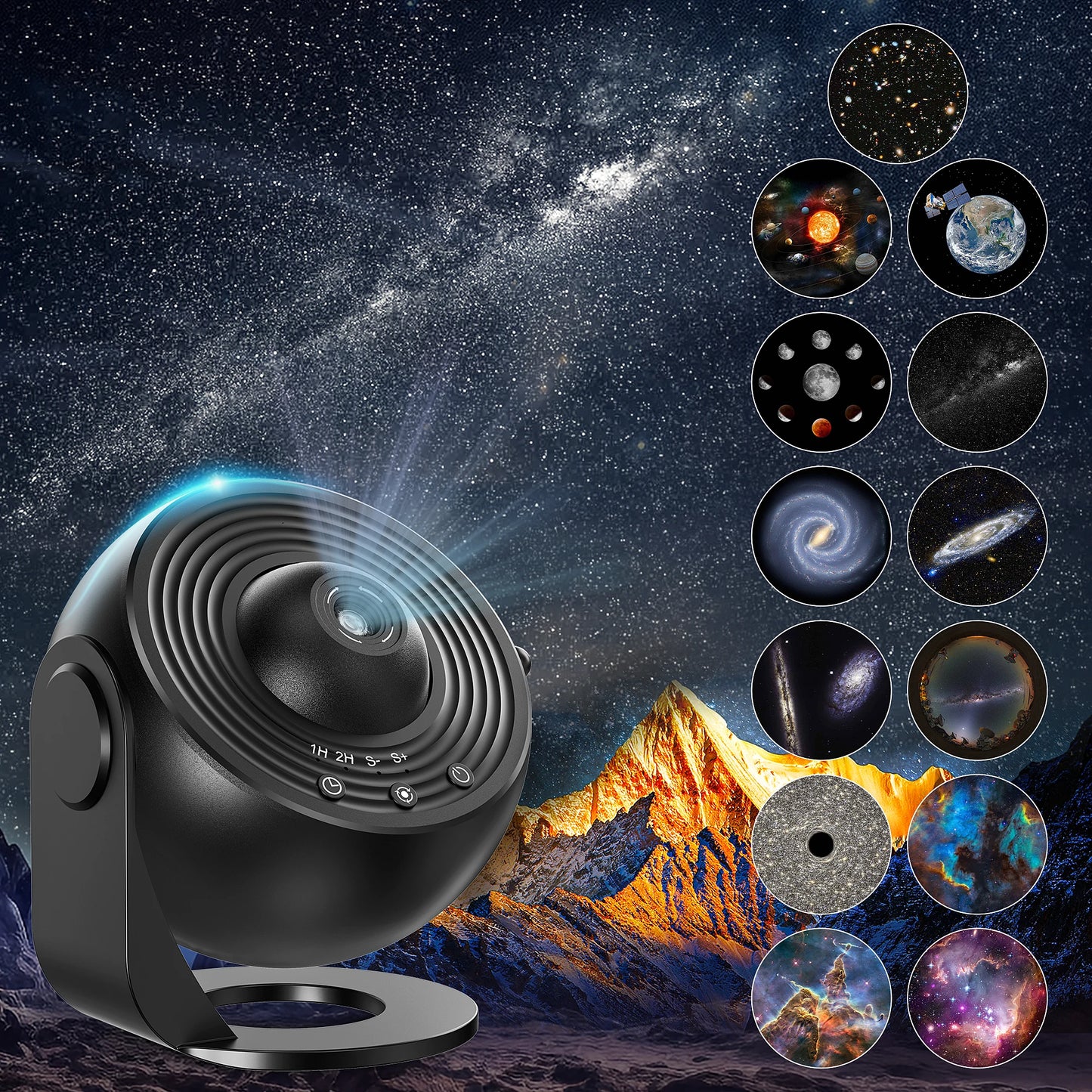 Projector Realistic Starry Sky Night Light ,Solar System Constellation