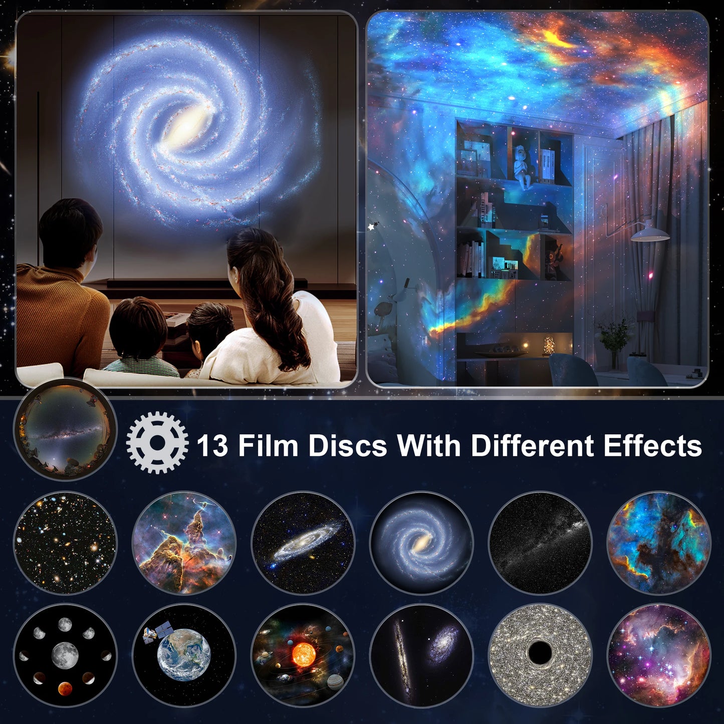 Projector Realistic Starry Sky Night Light ,Solar System Constellation
