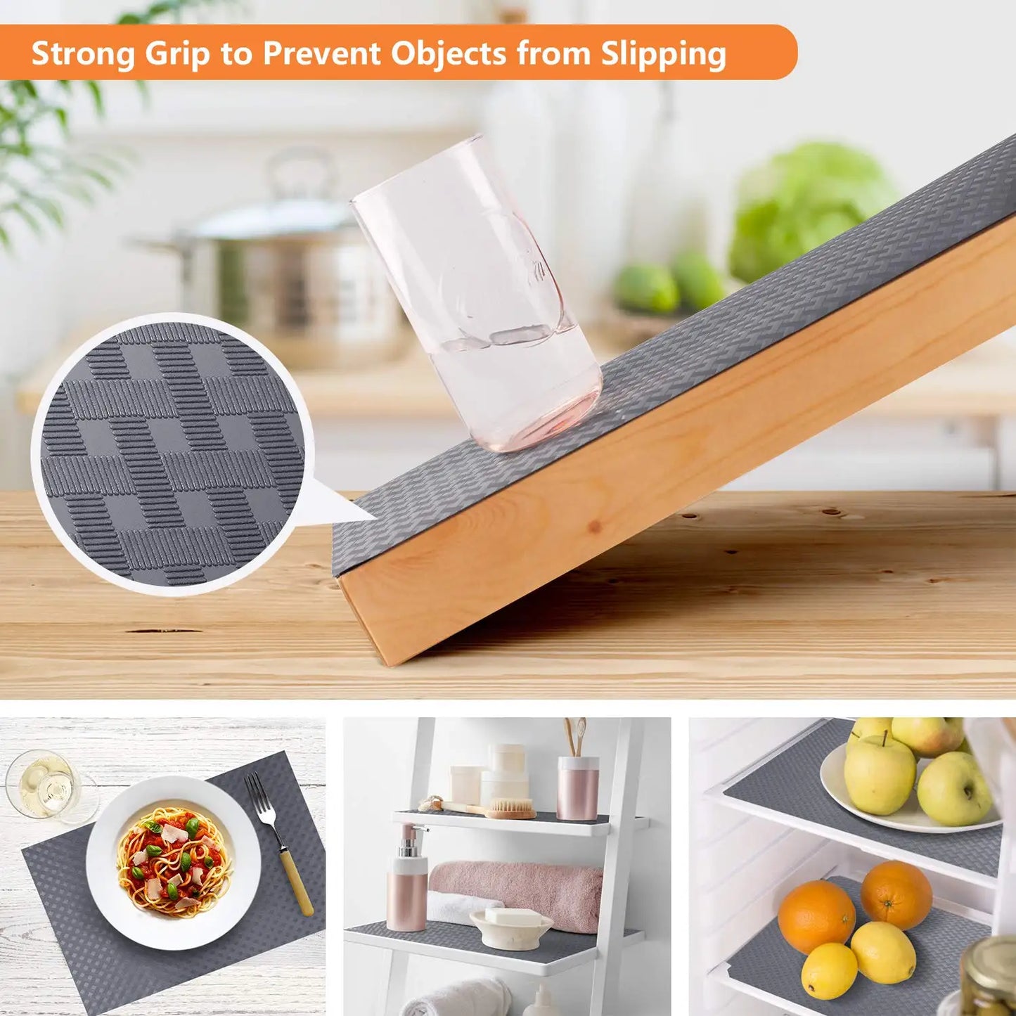 Drawer and Shelf Liner Non-Slip &Easy to Clean