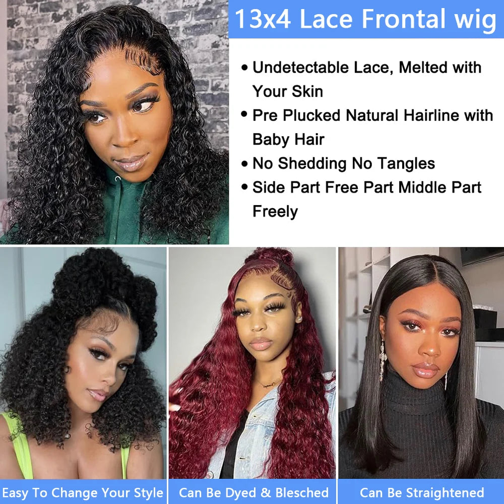 Lace Front Human Hair Wig Beautiful & Simple