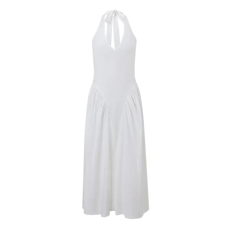 Long Dress Elegantit Neck Design Sexy Gown