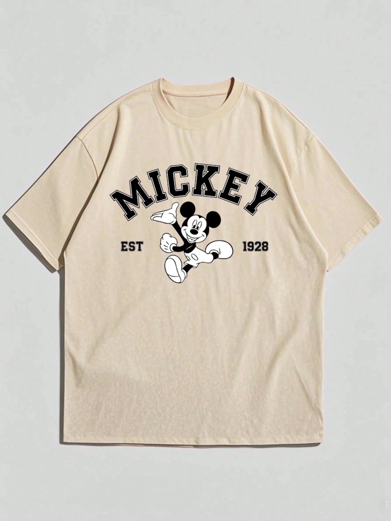 Disney Mickey Mouse Casual Cartoon Print T-Shirt & Family Matching Outfits