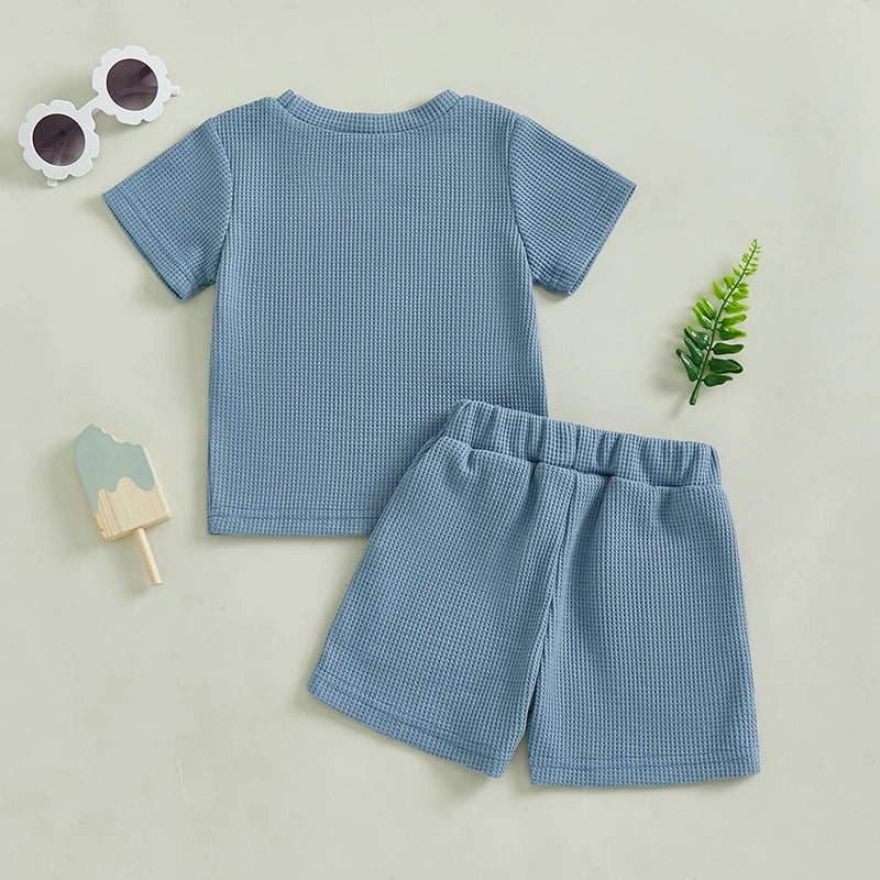 2 Piece Outfit in Waffle Knit Simple & Relaxer