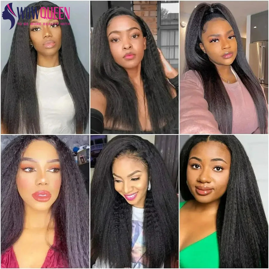 Kinky Straight Human Hair Bundles Beautiful & Simple