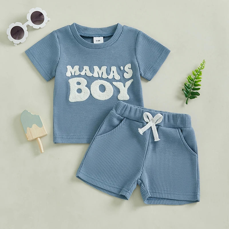 2 Piece Outfit in Waffle Knit Simple & Relaxer