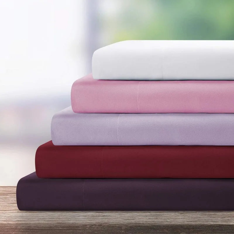 Luxury Bed Sheets Set 6 Piece(King, White)