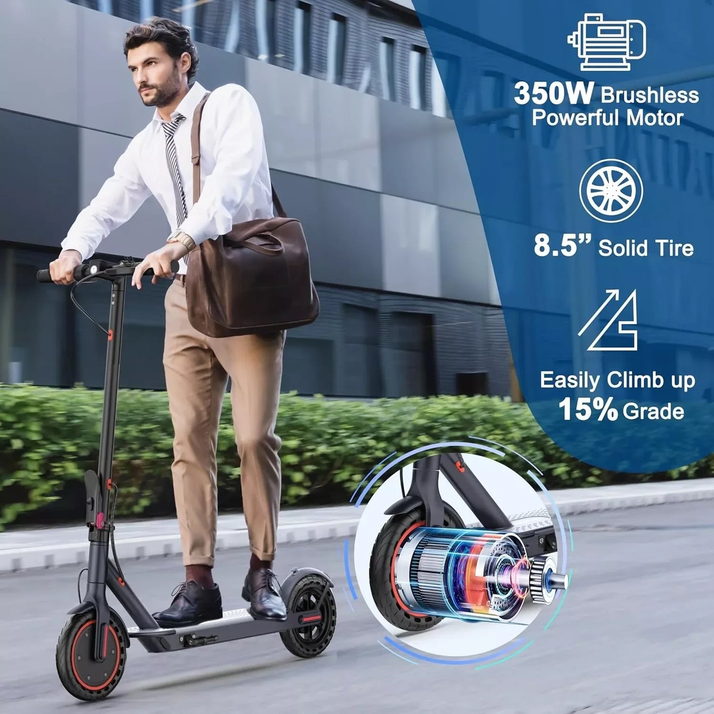 Electric Scooter Smart Control & tire Folding