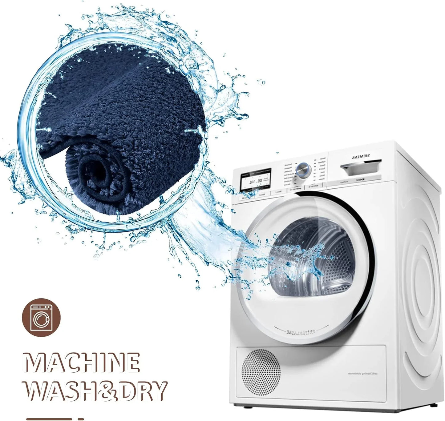 Anti Slip Water Absorption Thickened Bathroom Mat
