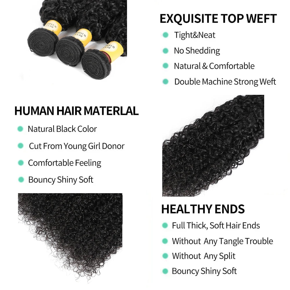 Curly Bundles Human Hair