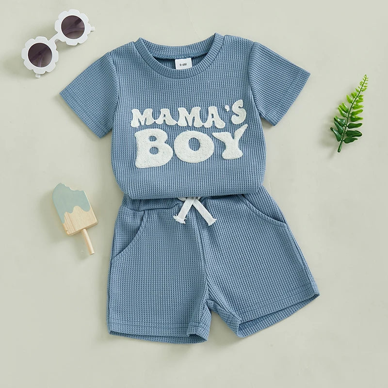 2 Piece Outfit in Waffle Knit Simple & Relaxer