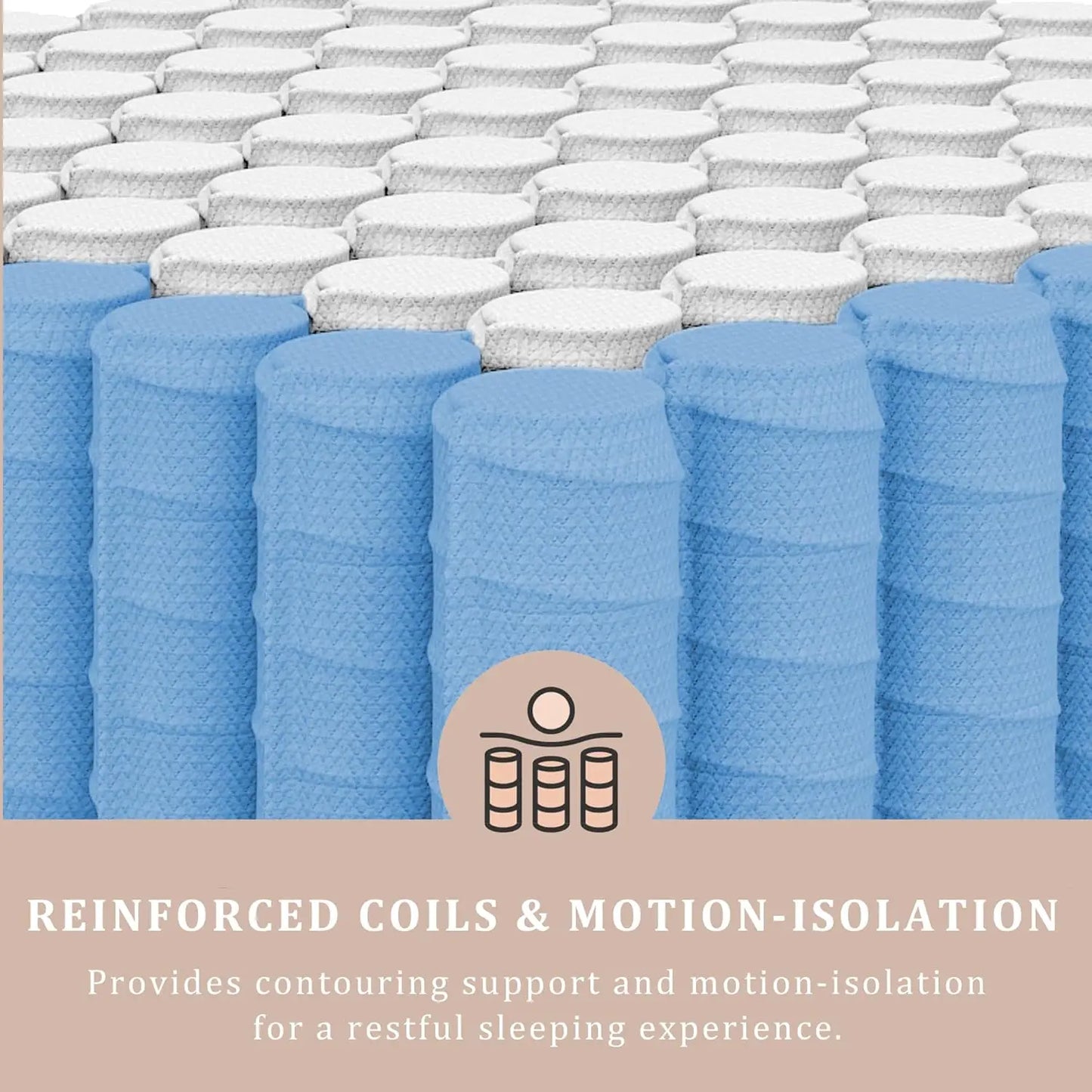 Mattress with Breathable Fabric for Comfortable Sleep