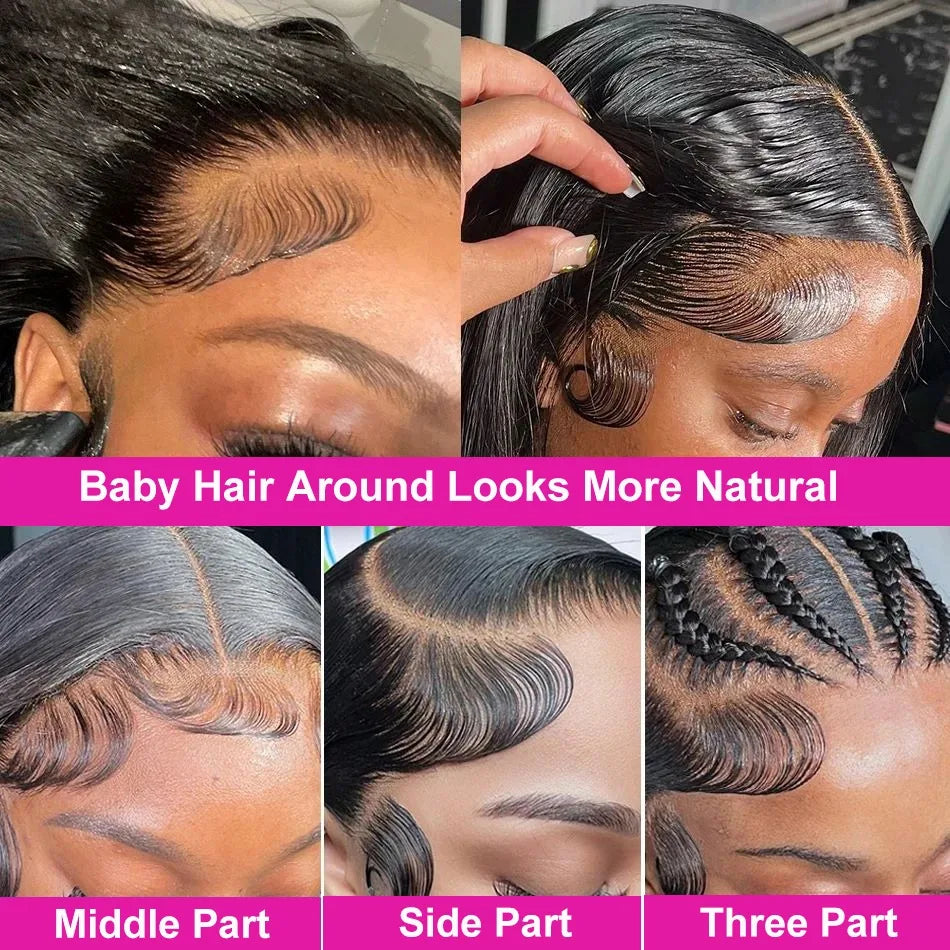 Beautiful Wig Lace Frontal Human Hair Simple & Lovely