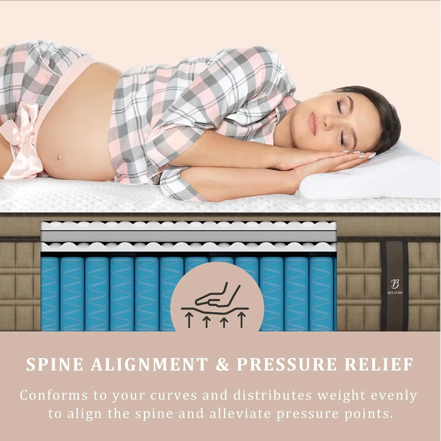Mattress with Breathable Fabric for Comfortable Sleep