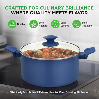 54 Piece Professional  Complete Home  Set, Non-Stick  Pots and Pans Kit