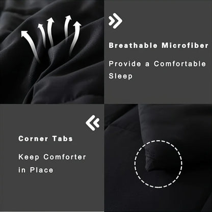 Bed Comforter Set ,Soft & Breathable All Seasons  full size