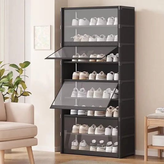 Shoe CabinDustproof ,Cabinet Space Saving With Clear Lidet