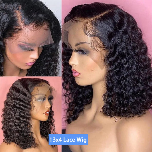 Lace Front Human Hair Wig Beautiful & Simple