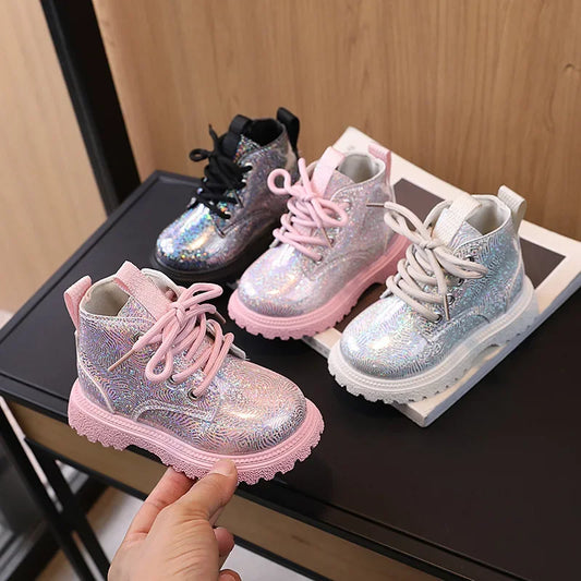 Boots for Girl  New Toddlers Leather Boots Fashion