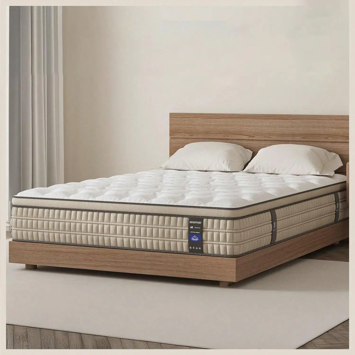 Mattress with Breathable Fabric for Comfortable Sleep