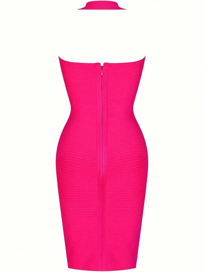 Elegant dress  Sexy & Simple One Shoulder Birthday Club Outfit or Evening Party