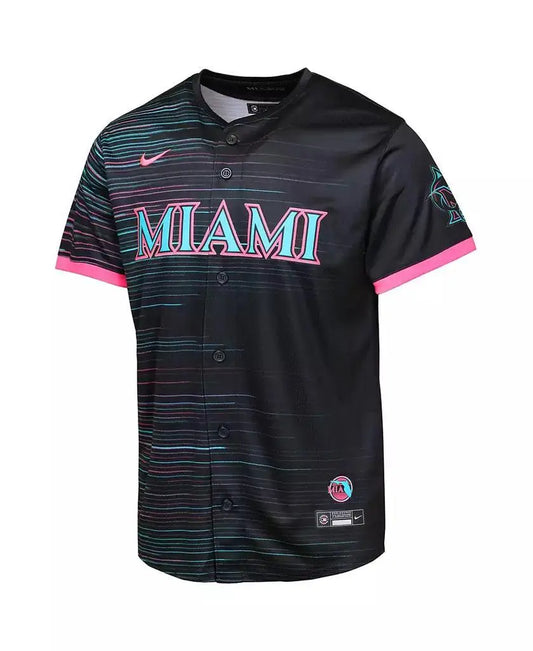 Jersey For Boys and Girls Black Miami