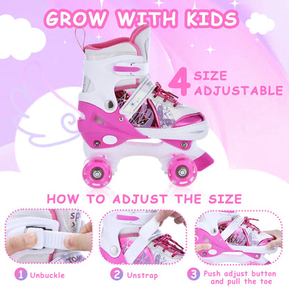 Roller Skates for Kids 4 Size f