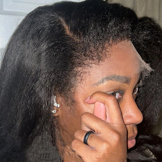 Beautiful  Human Hair Wig Simple & Elegant
