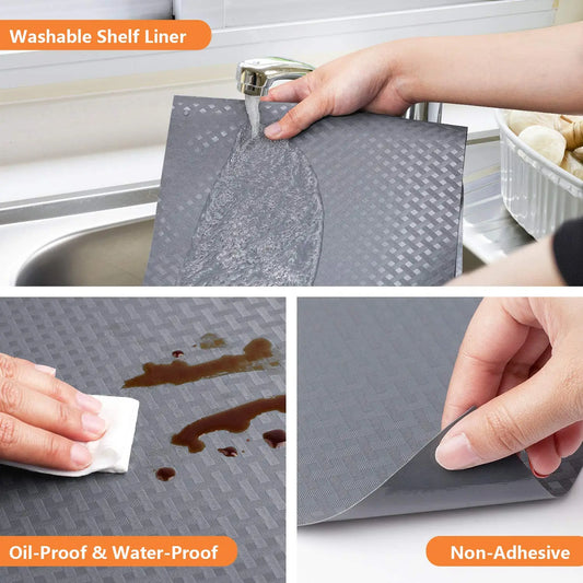 Drawer and Shelf Liner Non-Slip &Easy to Clean