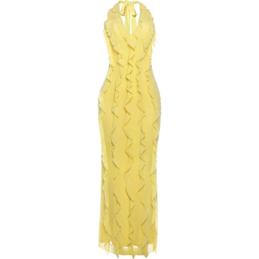Elegant Halter Dress For Women