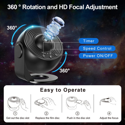 Projector Realistic Starry Sky Night Light ,Solar System Constellation