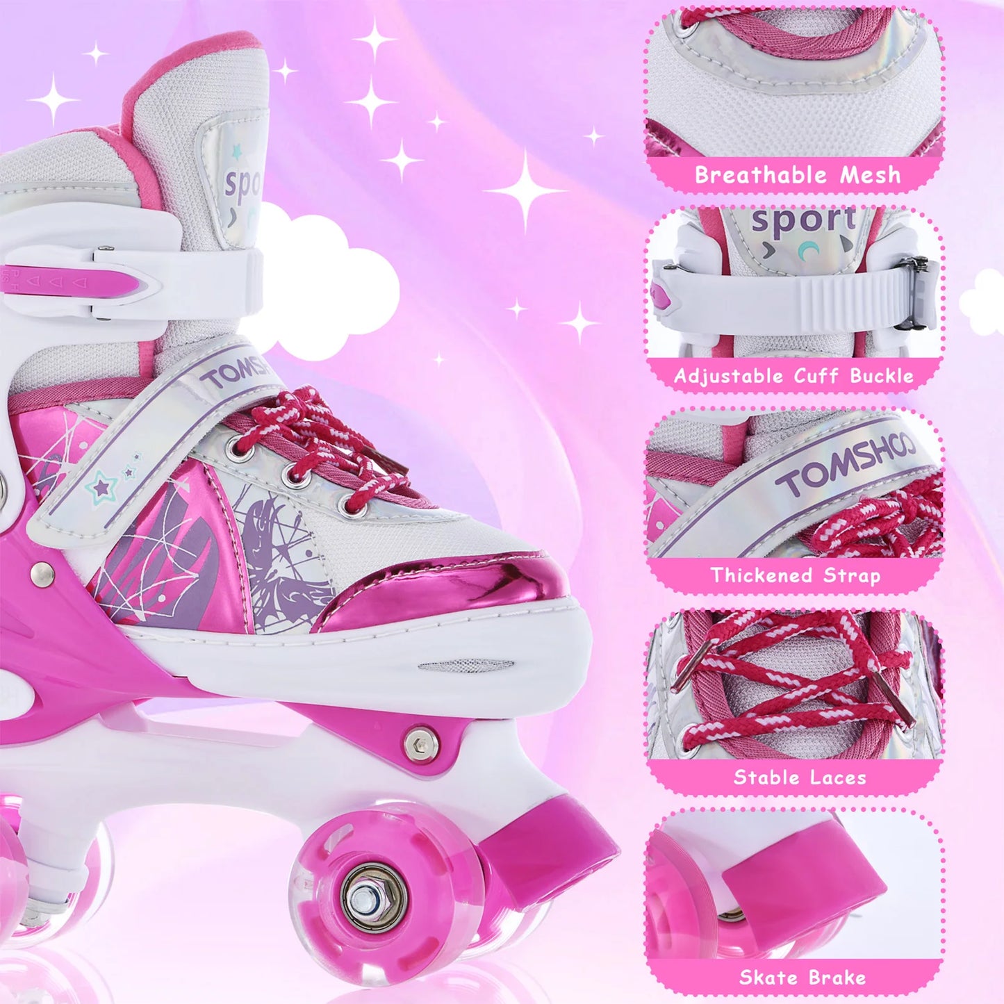 Roller Skates for Kids 4 Size f