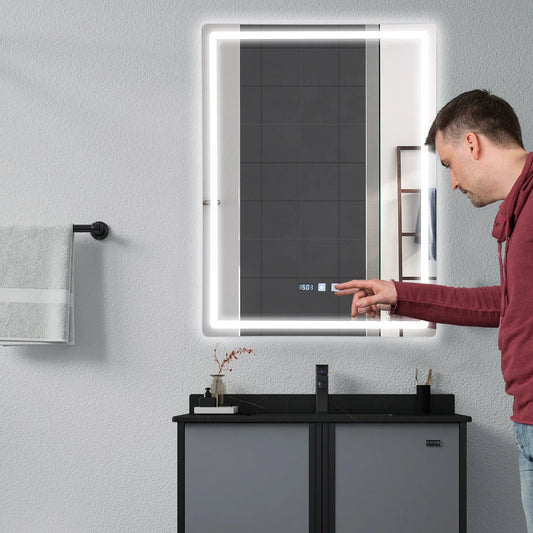 LED Mirror Anti-Fog , Touch Switch