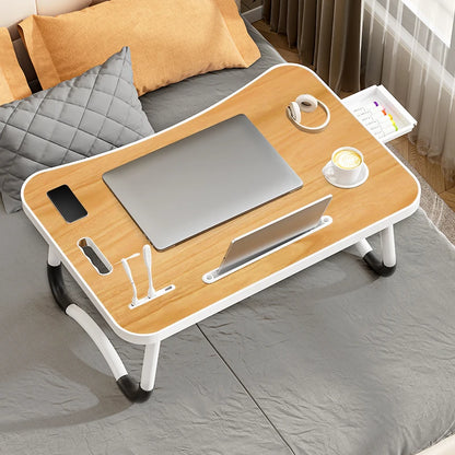 Table for working ,Portable Laptop Desk with USB Light and Lifting Handle