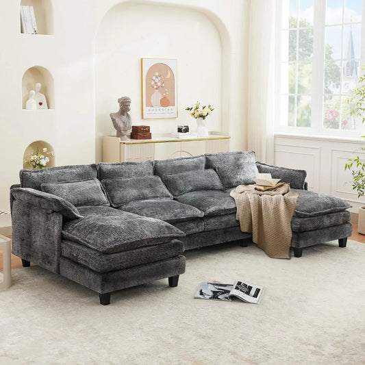 Couche for Living Room, Oversized Modular Sleeper