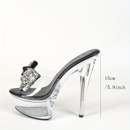 Shoes For Woman  Diamond-Encrusted High Heels  Slippers Sexy & Beautiful